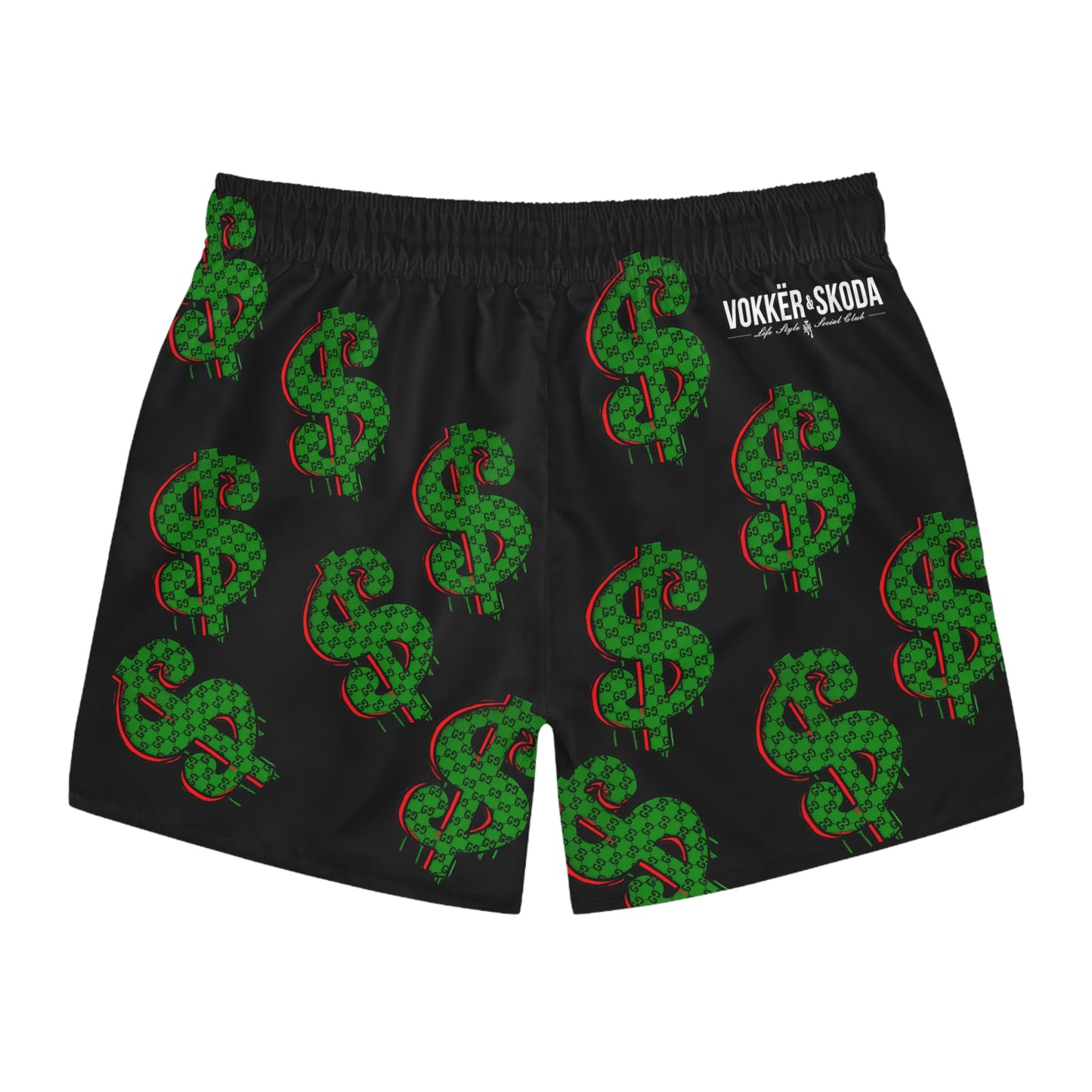 Money Swim Trunks BLACK