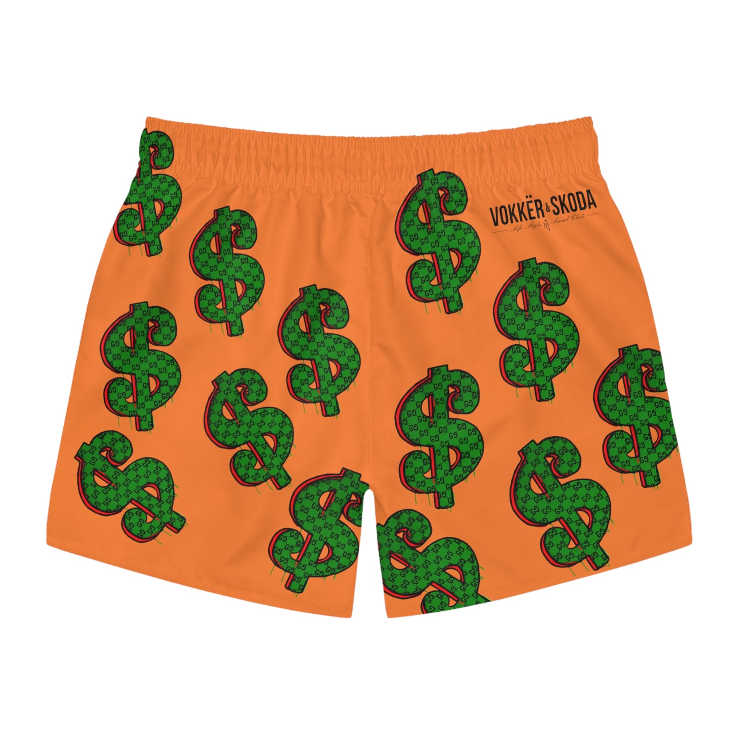 Money Swim Trunks Orange