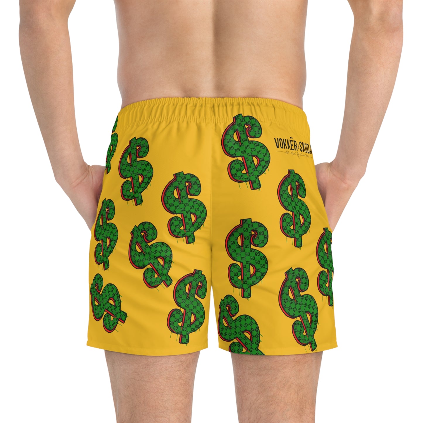 Money Swim Trunks Yellow