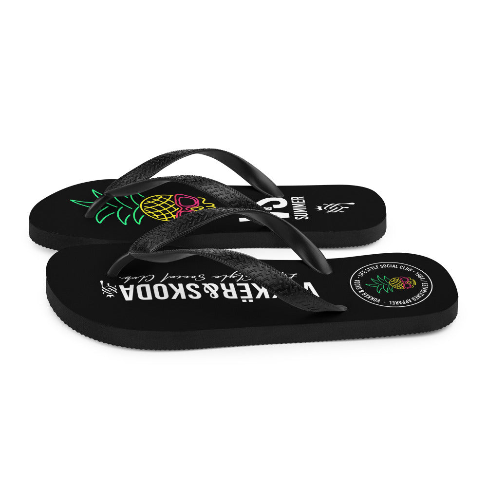 Flip-Flops Skull pineapple caveira abacaxi chinelo