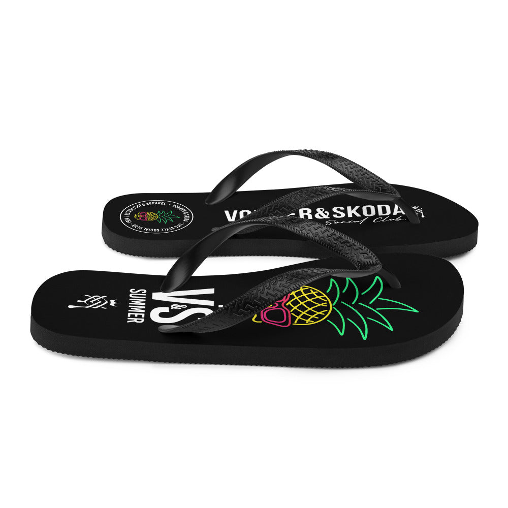 Flip-Flops Skull pineapple caveira abacaxi chinelo