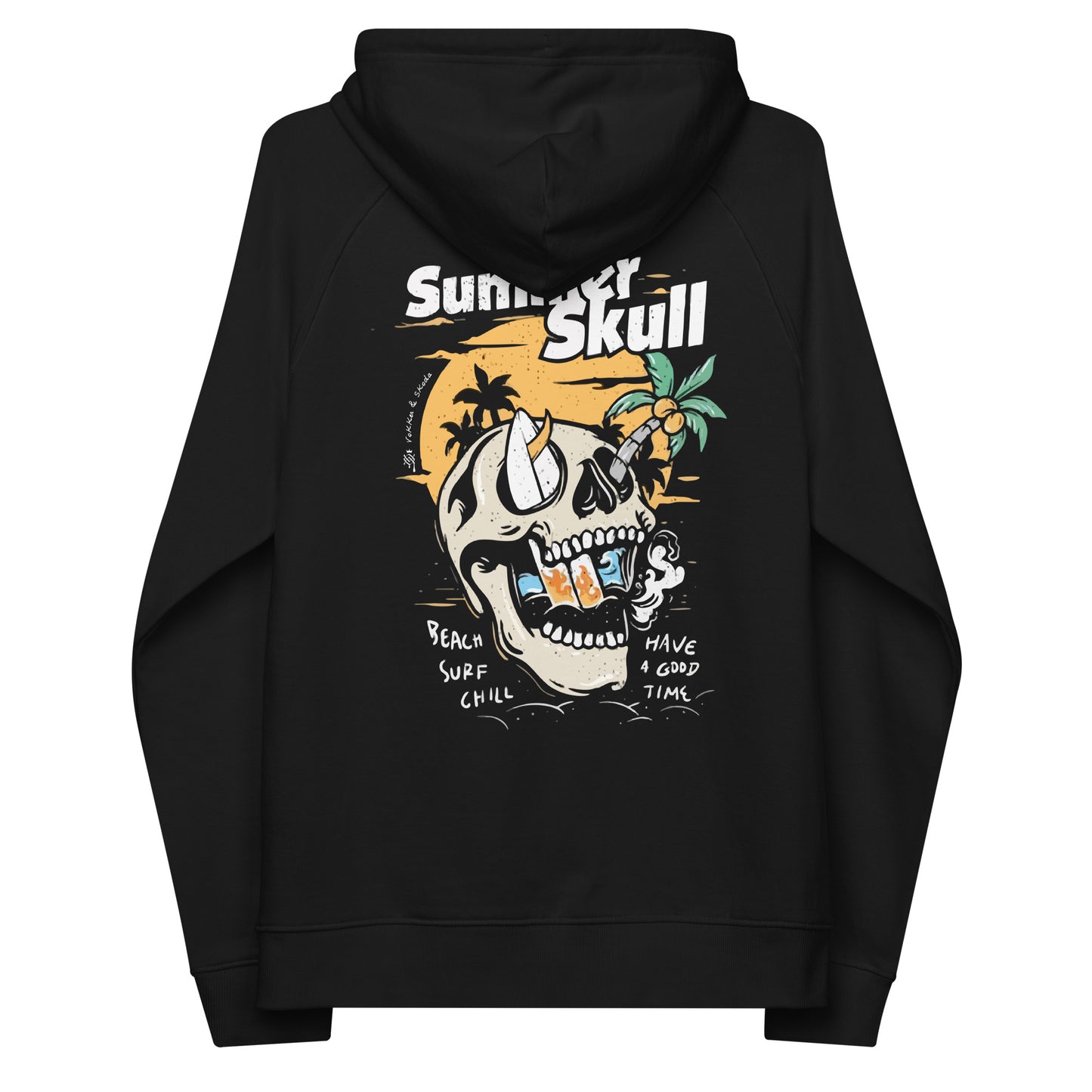 Vintage Surf Skull